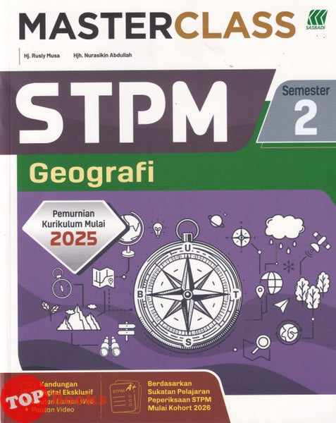 [TOPBOOKS Sasbadi] Masterclass STPM Geografi Semester 2 (2026)