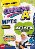 [TOPBOOKS PEP] Kertas Model Orientasi A MPT4  Matematik Tahun 4 KSSR Semakan Dwibahasa (2026)
