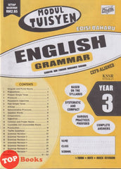 [TOPBOOKS Ilmu Didik] Modul Tuisyen Edisi Baharu English CEFR Aligned  Grammar Year 3 KSSR Semakan (2026)