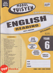 [TOPBOOKS Ilmu Didik] Modul Tuisyen Edisi Baharu English CEFR Aligned  Reading Year 6 KSSR Semakan (2026)