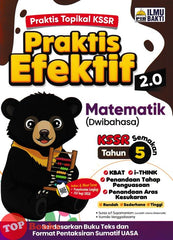 [TOPBOOKS Ilmu Bakti] Praktis Efektif 2.0 Matematik Tahun 5 KSSR Semakan Dwibahasa (2026)
