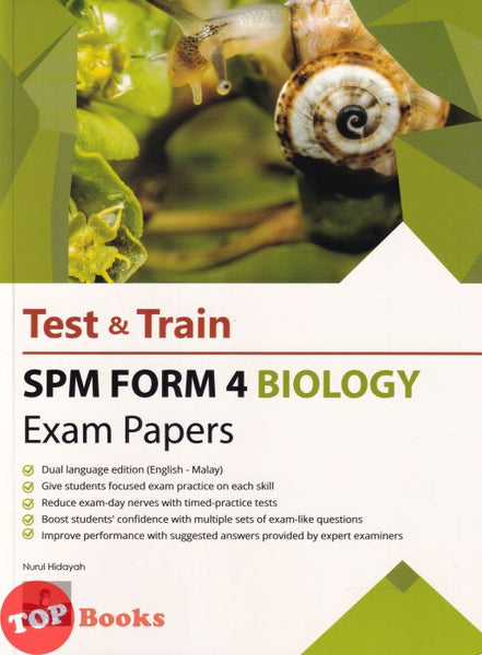 [TOPBOOKS SAP) Test & Train SPM Exam Papers Biology Form 4 DLP (2026)