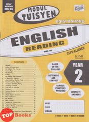[TOPBOOKS Ilmu Didik] Modul Tuisyen Edisi Baharu English CEFR Aligned  Reading Year 2 KSSR Semakan (2026)