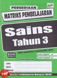 [TOPBOOKS Ilmu Didik] Persediaan Matriks Pembelajaran Sains Tahun 3 KSSR Semakan DLP (2026)