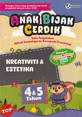 [TOPBOOKS Nusamas Kids] Anak Bijak Cerdik Kreativiti & Estetika 4 & 5 Tahun (2026)
