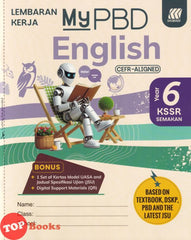 [TOPBOOKS Sasbadi] Lembaran Kerja MyPBD English CEFR Aligned Year 6 KSSR Semakan (2026)