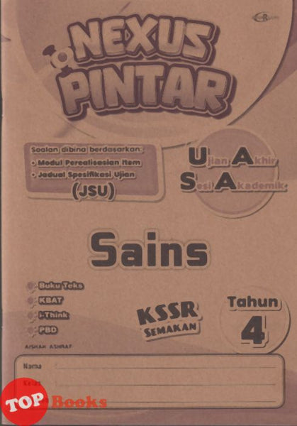 [TOPBOOKS Cemerlang] Nexus Pintar UASA Sains Tahun 4 KSSR Semakan (2026)