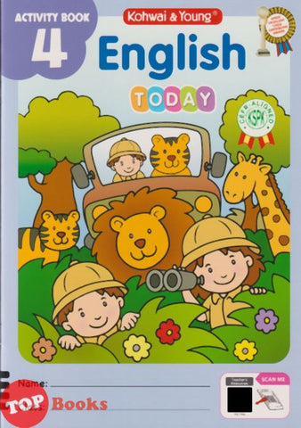[TOPBOOKS Kohwai Kids] English Today Activity Book 4 KSPK
