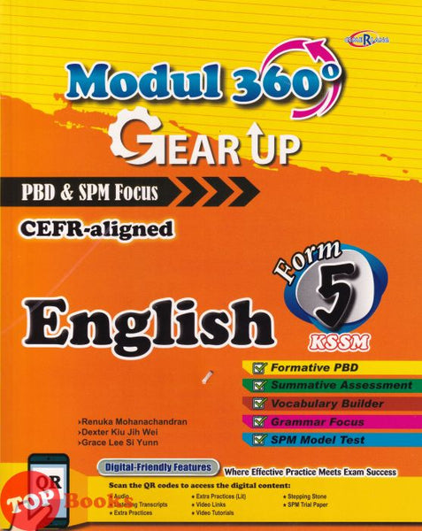 [TOPBOOKS Cemerlang] Modul 360 Gear Up CEFR Aligned English Form 5 KSSM (2026)