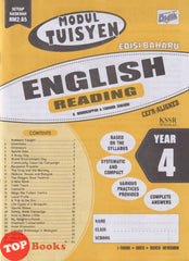 [TOPBOOKS Ilmu Didik] Modul Tuisyen Edisi Baharu English CEFR Aligned  Reading Year 4 KSSR Semakan (2026)