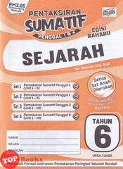 [TOPBOOKS Ilmu Didik] Pentaksiran Sumatif Penggal 1 & 2 Edisi Baharu Sejarah Tahun 6 (2026)