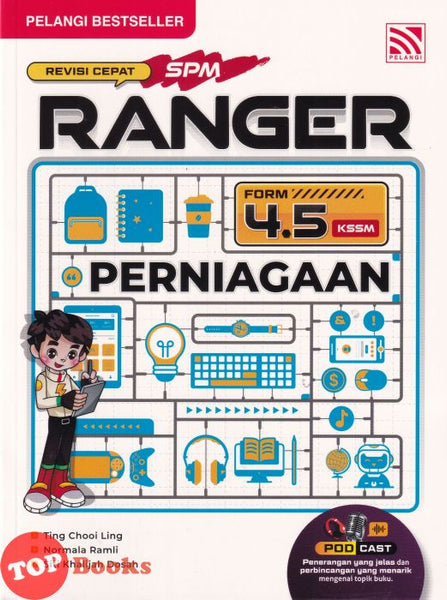 [TOPBOOKS Pelangi] Ranger Revisi Cepat SPM Perniagaan Tingkatan 4 5 KSSM (2026)