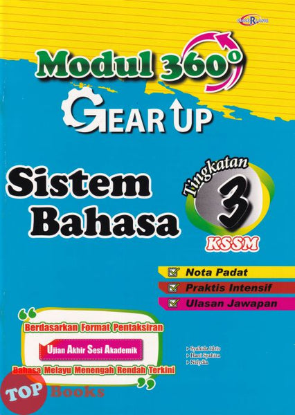 [TOPBOOKS Cemerlang] Modul 360 Gear Up Sistem Bahasa Tingkatan 3 KSSM (2026)