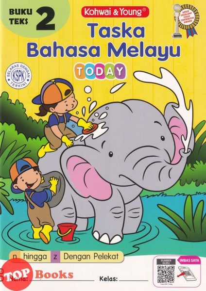 [TOPBOOKS Kohwai Kids] Taska Bahasa Melayu Today Buku Teks 2 KSPK