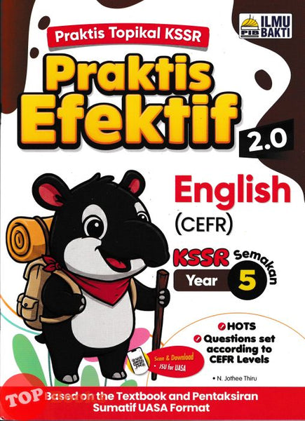 [TOPBOOKS Ilmu Bakti] Praktis Efektif 2.0 English CEFR Year 5 KSSR Semakan (2026)