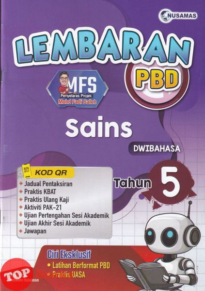 [TOPBOOKS Nusamas] Lembaran PBD Sains Tahun 5 Dwibahasa (2026)