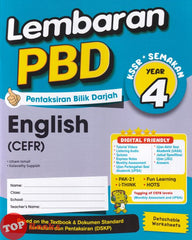 [TOPBOOKS  Ilmu Bakti] Lembaran PBD English CEFR Year 4 KSSR Semakan (2026)