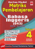 [TOPBOOKS Vision] Kertas Model Matriks Pembelajaran Bahasa Inggeris CEFR Aligned Tahun 4 KSSR Semakan (2026)