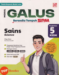 [TOPBOOKS Pelangi] Modul Galus Bersedia Tempuh SPM Sains Tingkatan 5 KSSM Dwibahasa (2026)