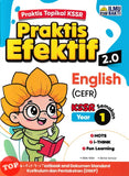 [TOPBOOKS Ilmu Bakti] Praktis Efektif 2.0 English CEFR Year 1 KSSR Semakan (2026)