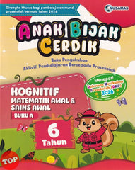 [TOPBOOKS Nusamas Kids] Anak Bijak Cerdik Kognitif Matematik Awal & Sains Awal Buku A 6 Tahun (2026)