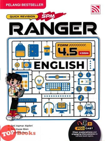 [TOPBOOKS Pelangi] Ranger Quick Revision SPM English Form 4 5 KSSM (2026)