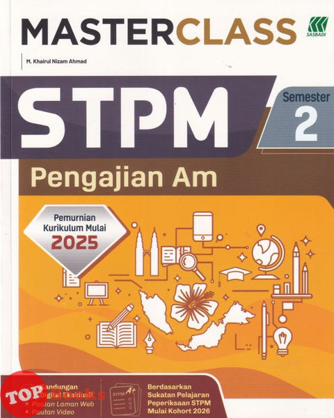 [TOPBOOKS Sasbadi] Masterclass STPM Pengajian Am Semester 2 (2026)