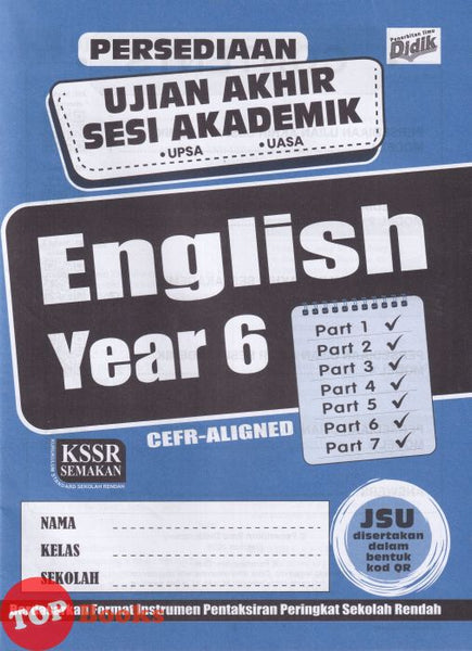 [TOPBOOKS Ilmu Didik] Persediaan Matriks Pembelajaran English CEFR Aligned Year 6 KSSR Semakan (2026)