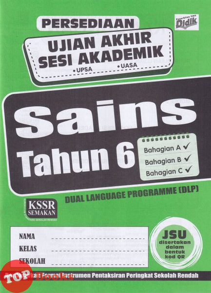 [TOPBOOKS Ilmu Didik] Persediaan Matriks Pembelajaran Sains Tahun 6 KSSR Semakan DLP (2026)