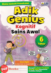 [TOPBOOKS Ilmu Bakti Kids] Modul Aktiviti Prasekolah Adik Genius Kognitif Sains Awal 6 Tahun (2026)
