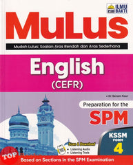[TOPBOOKS Ilmu Bakti] MuLus SPM English CEFR Form 4 KSSM (2026)