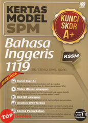 [TOPBOOKS Sasbadi] Kertas Model SPM Kunci Skor A+ Bahasa Inggeris 1119 CEFR-Aligned KSSM (2026)