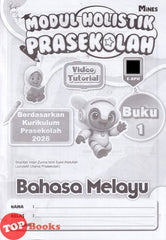[TOPBOOKS Mines Kids] Modul Holistik Prasekolah Bahasa Melayu Buku 1 (2026)
