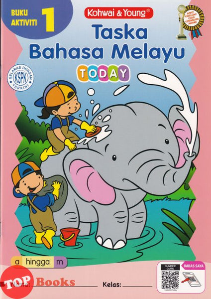 [TOPBOOKS Kohwai Kids] Taska Bahasa Melayu Today Buku Aktiviti 1 KSPK