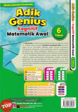 [TOPBOOKS Ilmu Bakti Kids] Modul Aktiviti Prasekolah Adik Genius Kognitif Matematik Awal 6 Tahun (2026)
