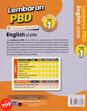 [TOPBOOKS  Ilmu Bakti] Lembaran PBD English CEFR Year 1 KSSR Semakan (2026)