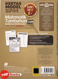 [TOPBOOKS Sasbadi] Kertas Model SPM Kunci Skor A+ Matematik Tambahan KSSM Dwibahasa (2026)