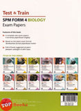 [TOPBOOKS SAP) Test & Train SPM Exam Papers Biology Form 4 DLP (2026)