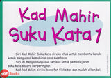 [TOPBOOKS Pelangi Kids] Kad Mahir Suku Kata 1