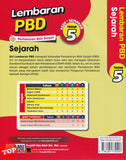 [TOPBOOKS  Ilmu Bakti] Lembaran PBD Sejarah Tahun 5 KSSR Semakan (2026)