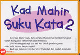 [TOPBOOKS Pelangi Kids] Kad Mahir Suku Kata 2