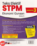 [TOPBOOKS Ilmu Bakti] Teks Efektif STPM Ekonomi Gunaan Semester 3 (2026)