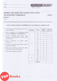 [TOPBOOKS Sasbadi] Kertas Model Pra SPM Kunci Skor A+ Matematik Tambahan Tingkatan 4 KSSM Dwibahasa  (2026)