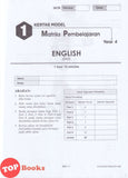 [TOPBOOKS Pelangi] Skor A Kertas Model Matriks Pembelajaran English Year 4 KSSR Semakan (2026)
