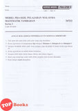[TOPBOOKS Sasbadi] Kertas Model Pra SPM Kunci Skor A+ Matematik Tambahan Tingkatan 4 KSSM Dwibahasa  (2026)