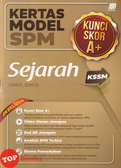 [TOPBOOKS Sasbadi] Kertas Model SPM Kunci Skor A+ Sejarah KSSM (2026)