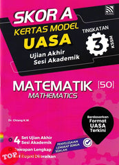 [TOPBOOKS Pelangi] Skor A Kertas Model UASA Matematik Tingkatan 3 KSSM Dwibahasa (2024)