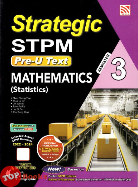 [TOPBOOKS Pelangi] Strategic STPM Pre-U Text Mathematics Semester 3 (2026)
