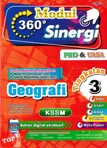 [TOPBOOKS Cemerlang] Modul 360 Sinergi Geografi Tingkatan 3 KSSM (2024)