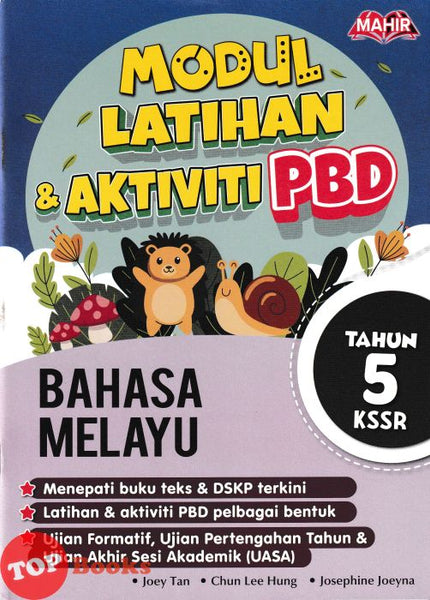 [TOPBOOKS Mahir] Modul Latihan & Aktiviti PBD Bahasa Melayu Tahun 5 KSSR (2024)